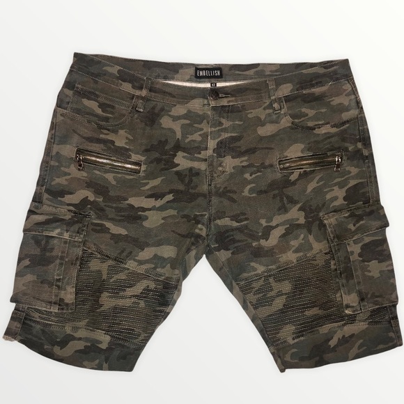 Embellish Other - {Embellish} Men’s Army Fatigue Cargo Shorts